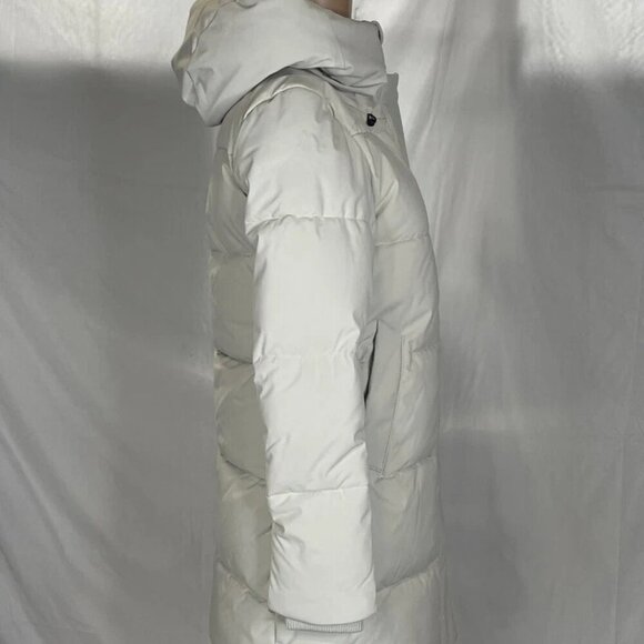 NEW SAVE THE DUCK Women's Parka Hooded Bethany Coat Size XXS Beige - Picture 2 of 7